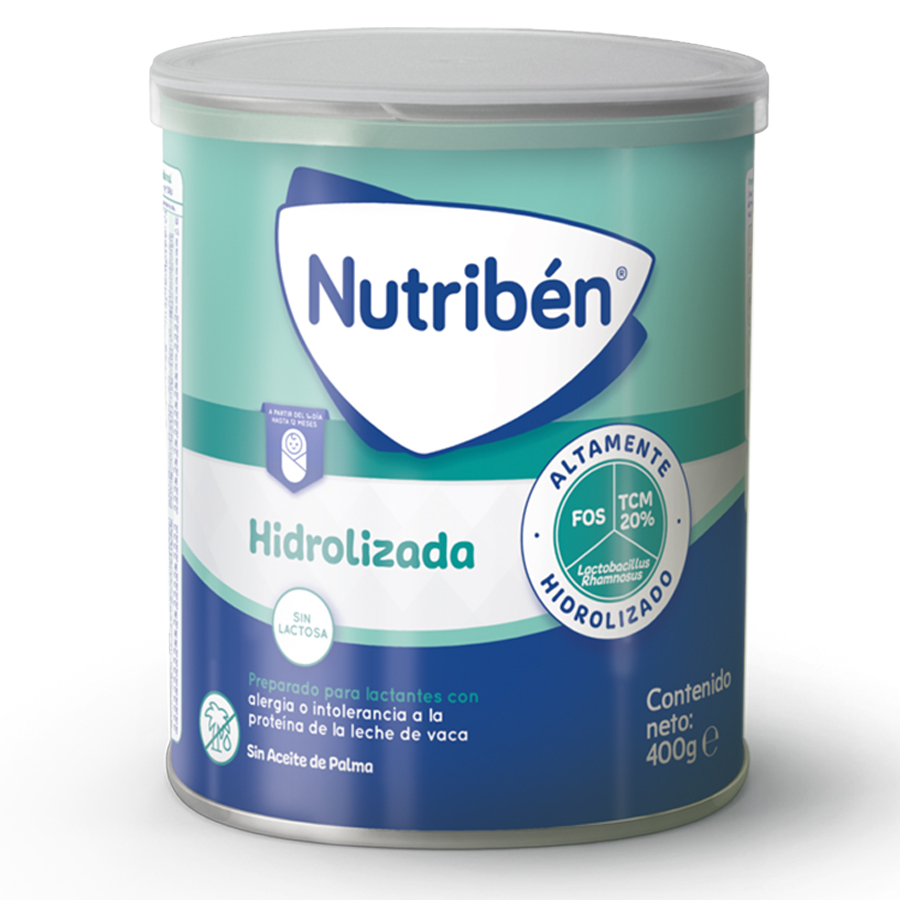 Imagen de  NUTRIBEN LECHE NUTRIBEN HIDROLIZADAx400GR 110557