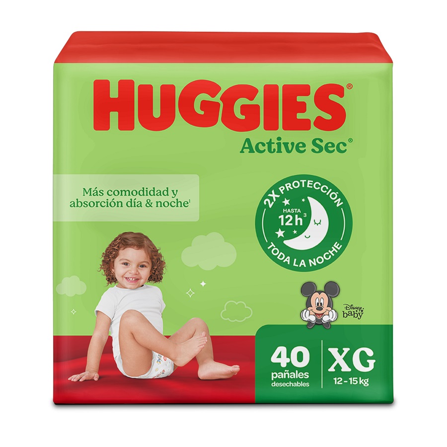 Imagen de  HUGGIES PAÑAL HUGG NAT-CARE XGx40 110746