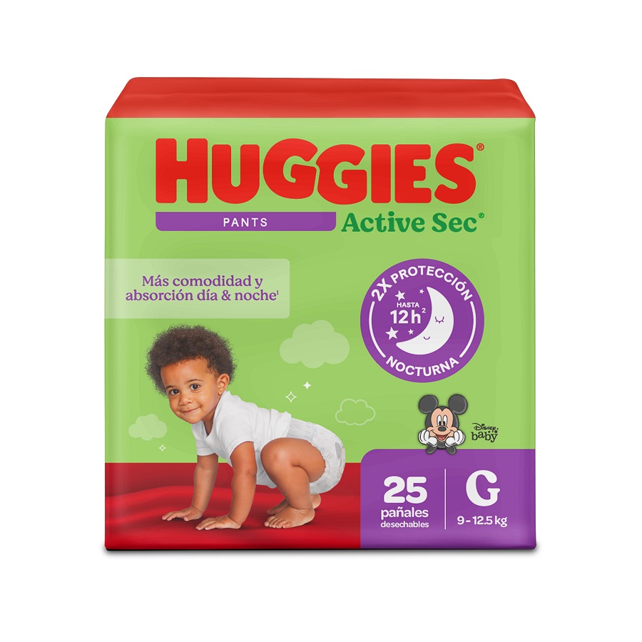 Imagen de  HUGGIES PAÑAL HUGG ACTSEC PANTS Gx25 110752