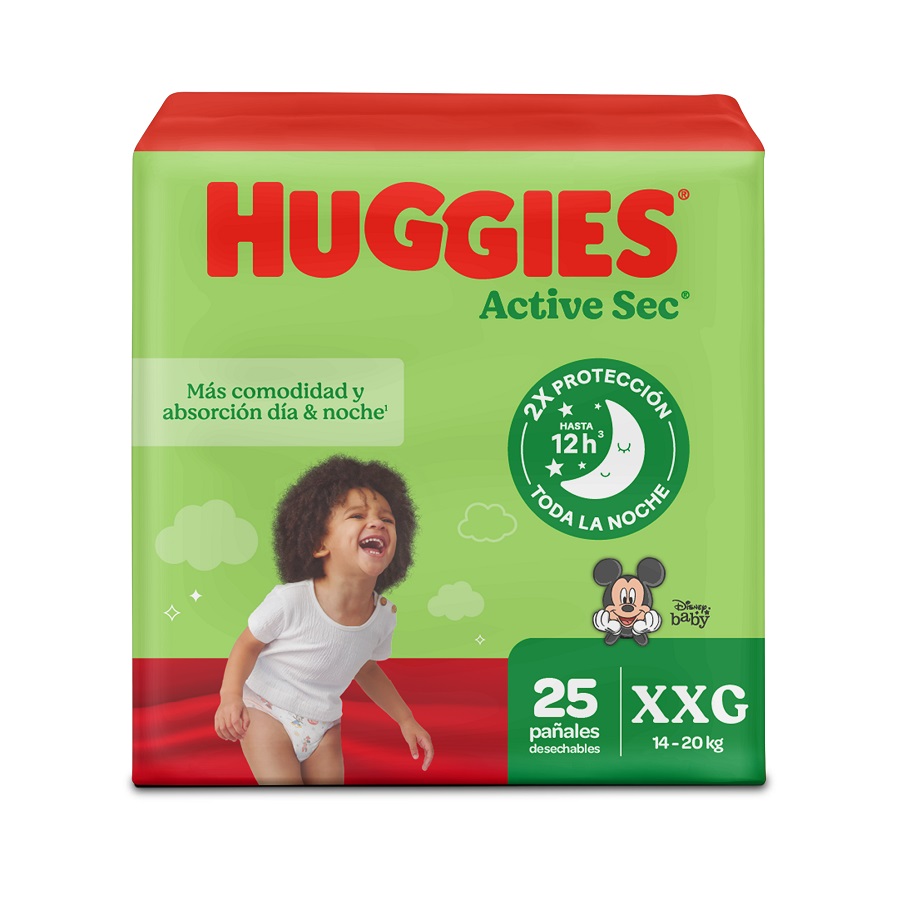 Imagen de  HUGGIES PAÑAL HUGG ACT-SEC XTRA-FLEX XXGx25 110755