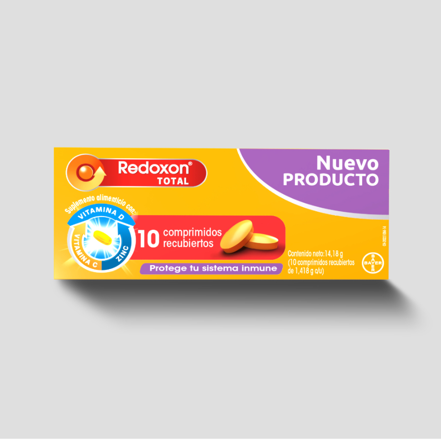 Imagen de Redoxon Total 10 Comprimidos Recubiertos