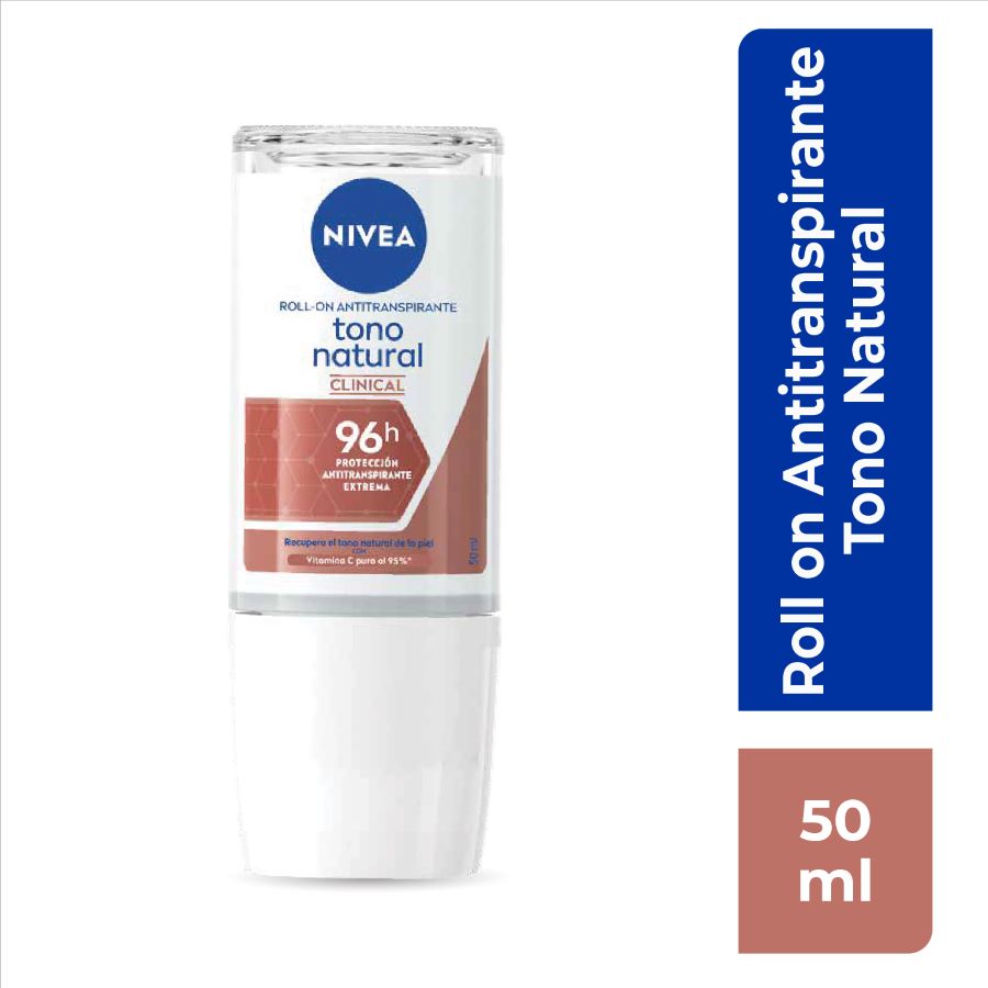 Imagen de  NIVEA DESOD NIVEA ROLL TONO-NAT CLINx50ML 110910