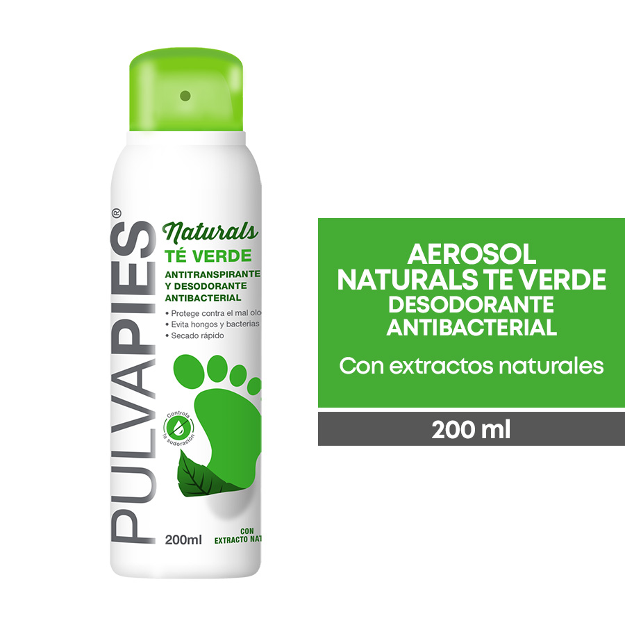 Imagen de  PULVAPIES DESOD PULVAPIES AER NA-TE VERx200ML 110924