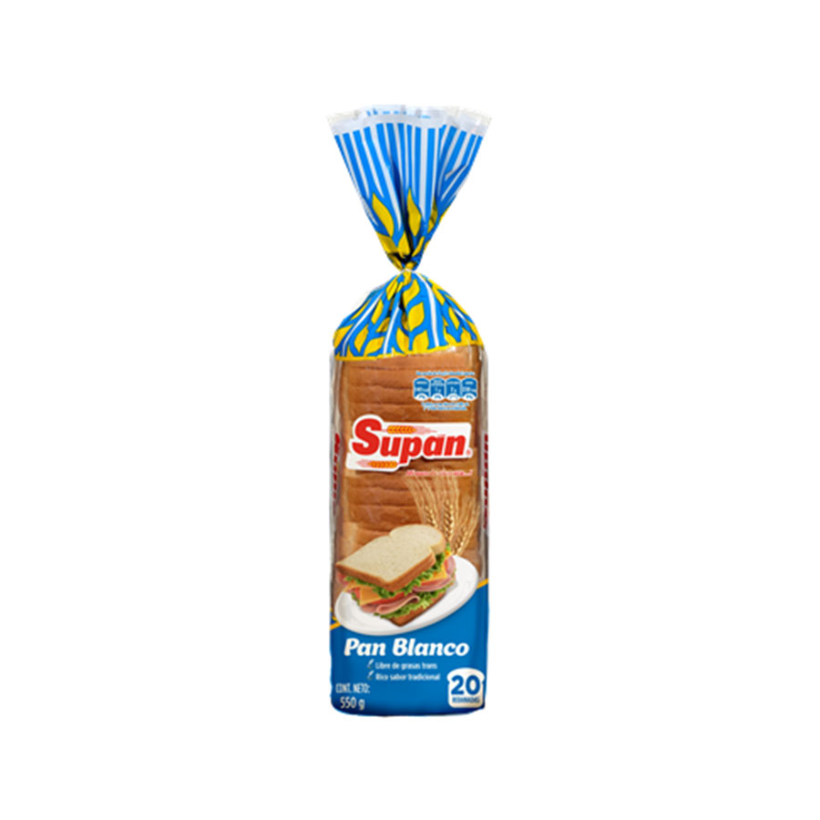 Imagen de Pan supan molde blanco 550 g