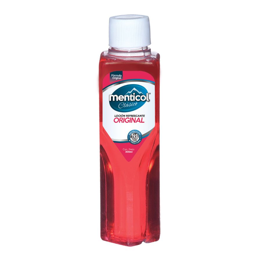 Imagen de Loción Refrescante De Cuerpo Menticol Rojo 300 ml