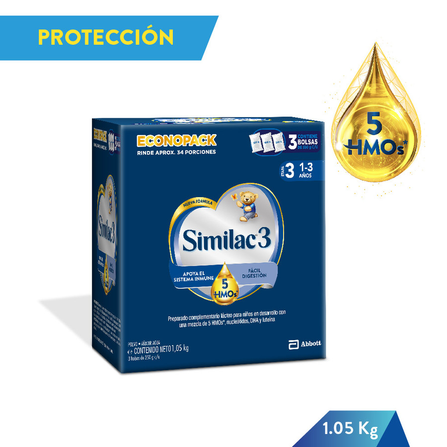 Imagen de  SIMILAC SIMILAC HMO-5 ETAPA-3x1.05KGx3