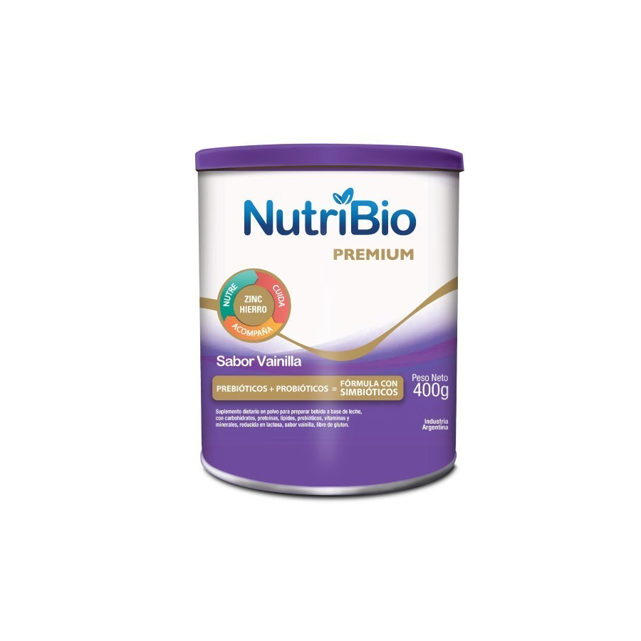 Imagen de  NUTRIBIO NUTRIBIO PREMIUM VAINILLAx400GR 111167