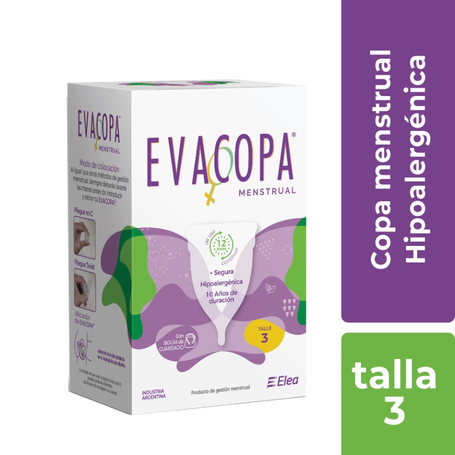 Imagen de  EVACOPA EVACOPA TALLA 3+BOLSA TELA RESPIRAB 111265