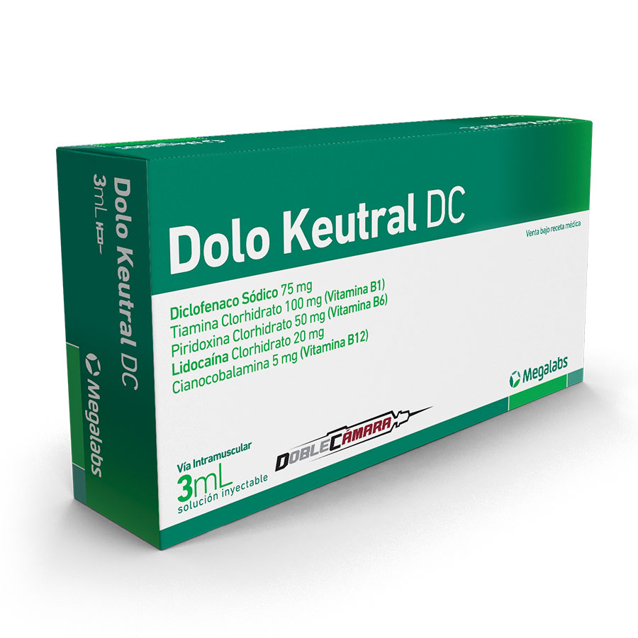 Imagen de Dolo keutral 75/100mg leterago - megalabs