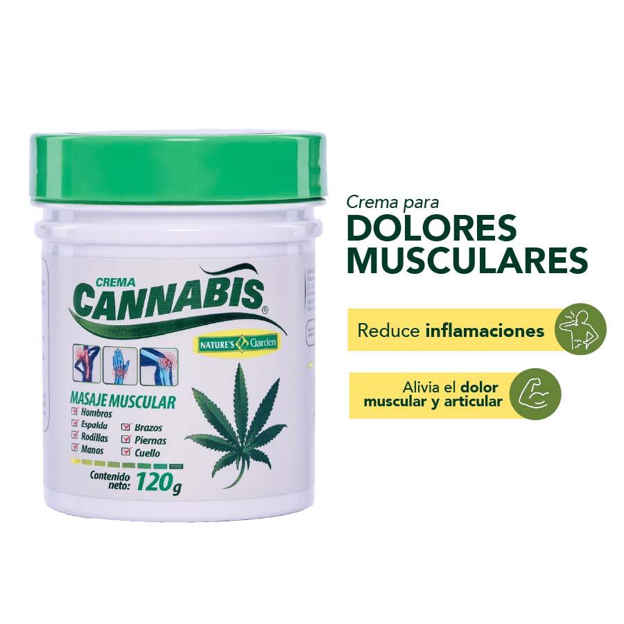 Imagen de  NATURE'S GARDEN CREMA CANNABIS NATURES GARDx120GR 111521