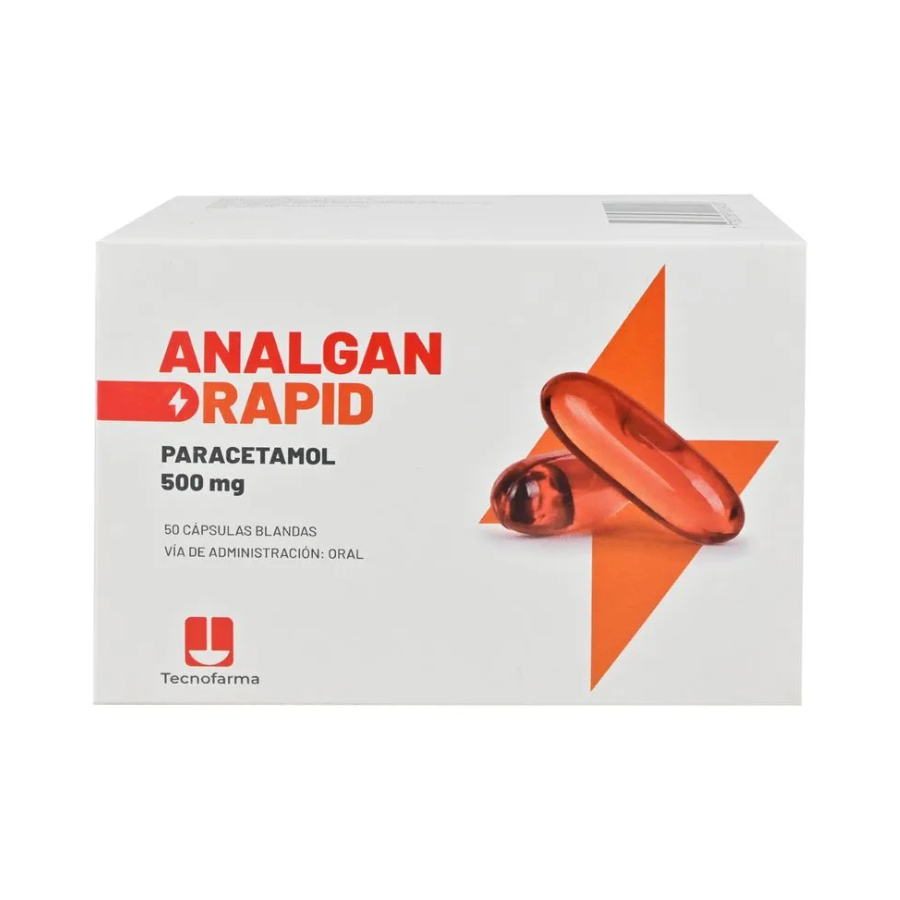 Imagen de  ANALGAN ANALGAN RAPID CAP-BLANx500MGx50 x 50