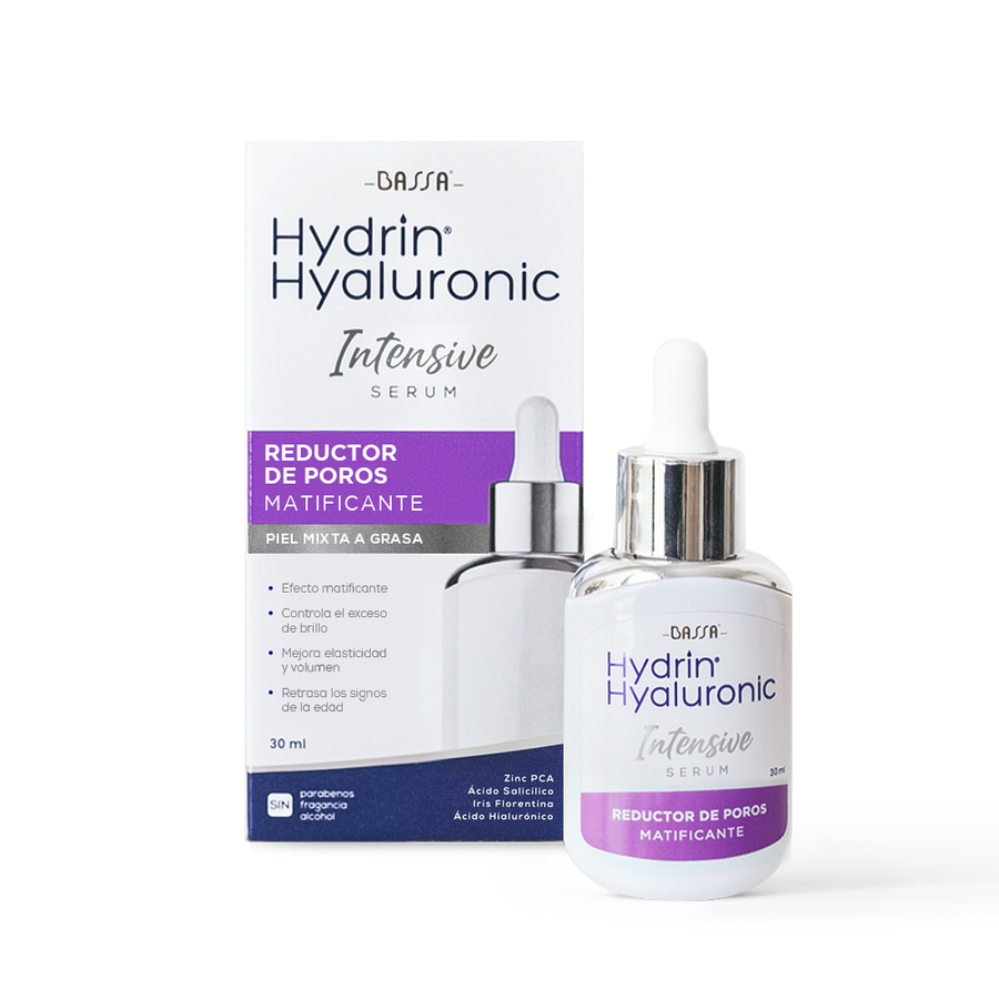 Imagen de Bassa hydrin hyaluronic serum reductor de poros matificante 30ml