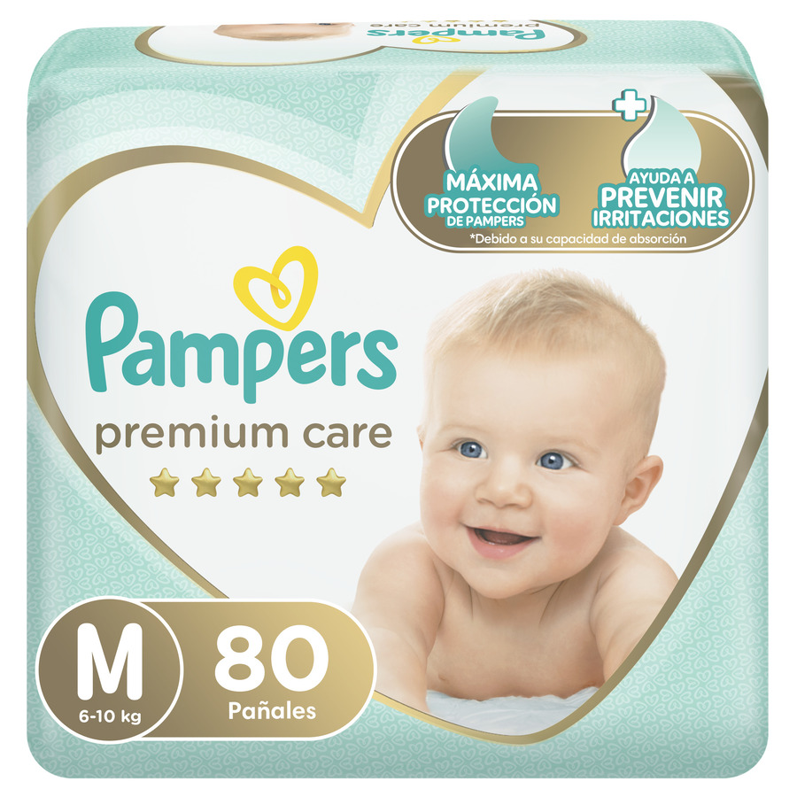 Imagen de Pañal pampers prem-ca medx80
