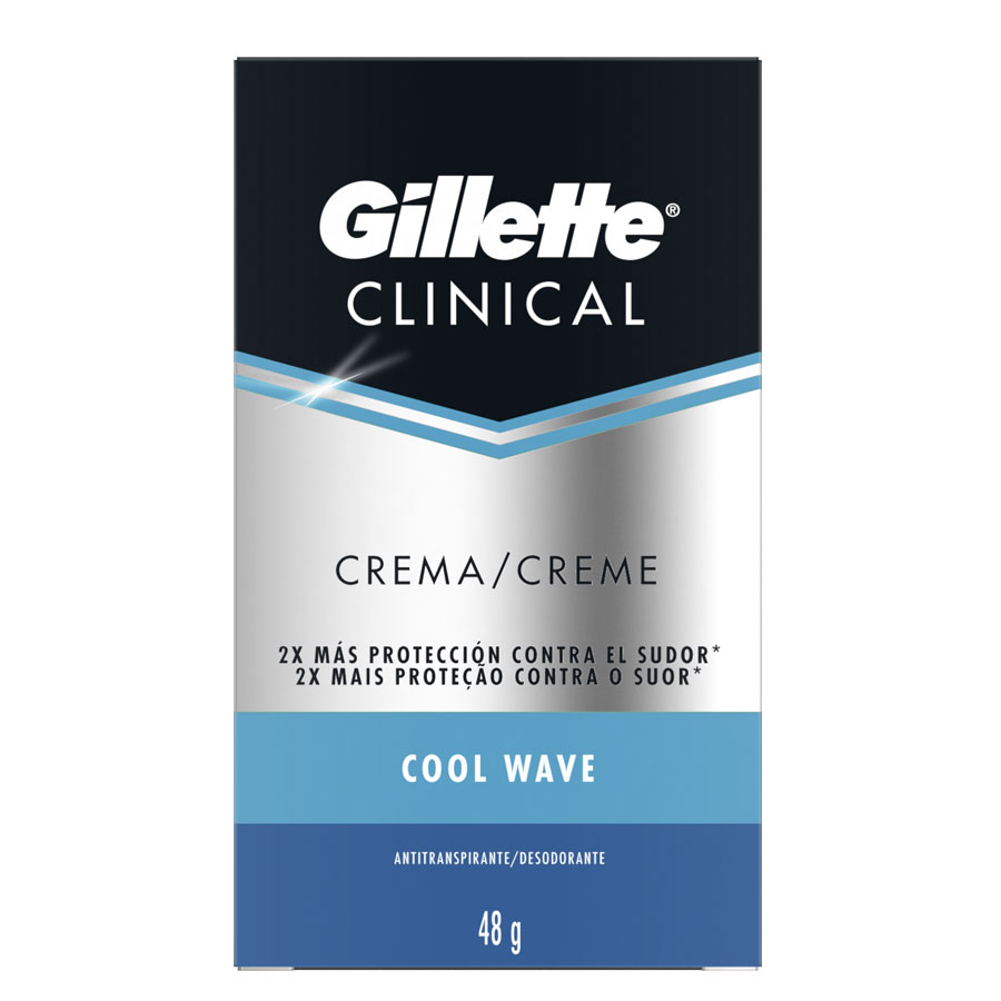 Imagen de Desodorante gillette clinical cool wave en barra 48 g