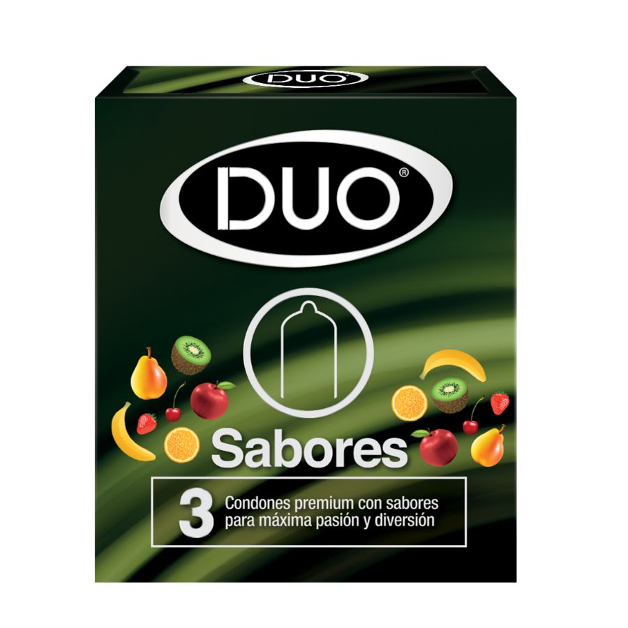 Imagen de  Preservativo DUO Sabores 11858 3 unidades