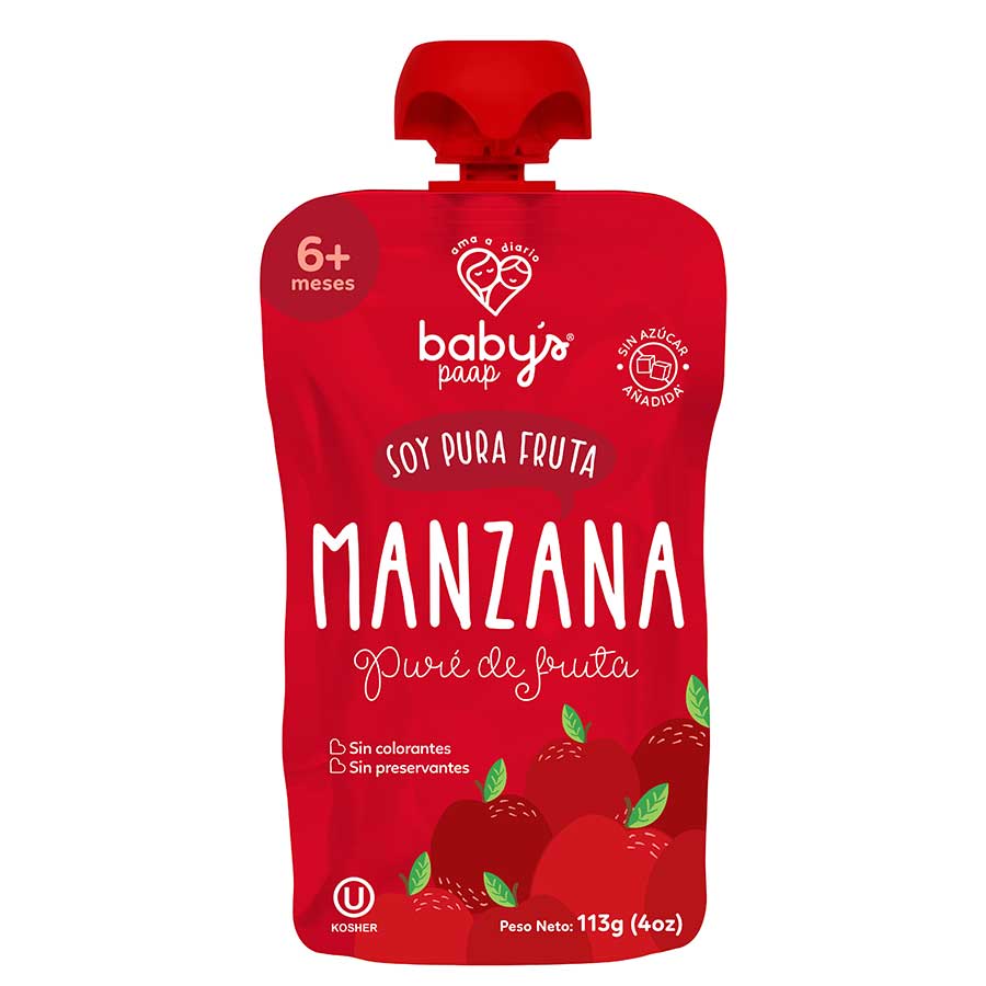 Imagen de Puré de frutas babys duo pack manzana 113 g