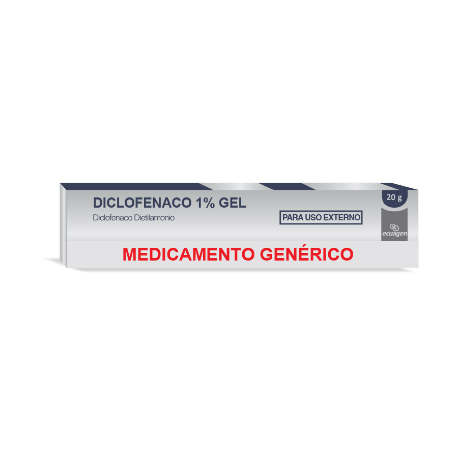 Imagen de  Antiinflamatorio No Esteroideo DICLOFENACO SODICO 1 % Gel 20 g