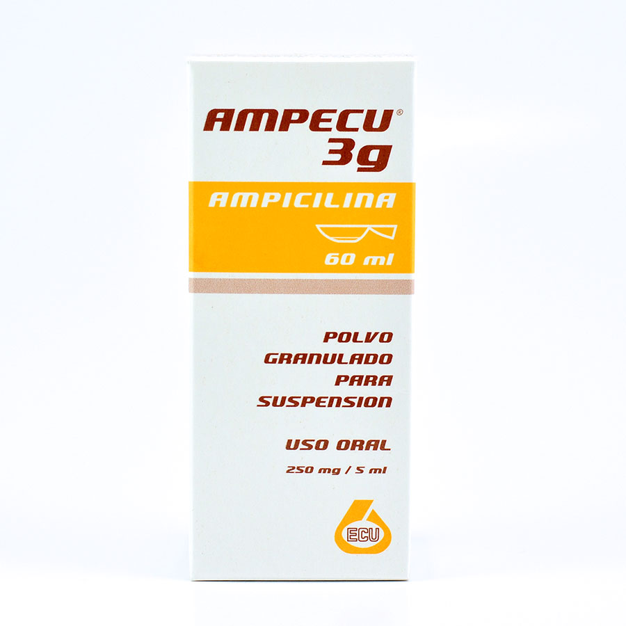 Imagen de Ampecu 250mg/5ml Ecu Suspensiones
