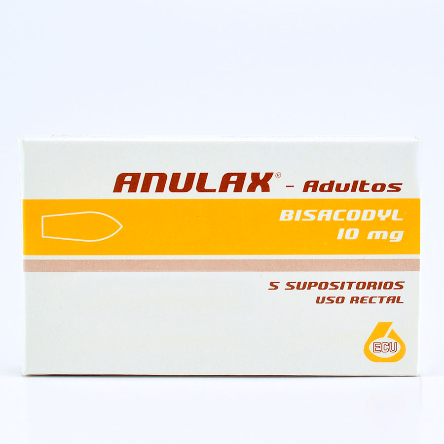 Imagen de  ANULAX 10 mg ECU x 5 Adulto Supositorio