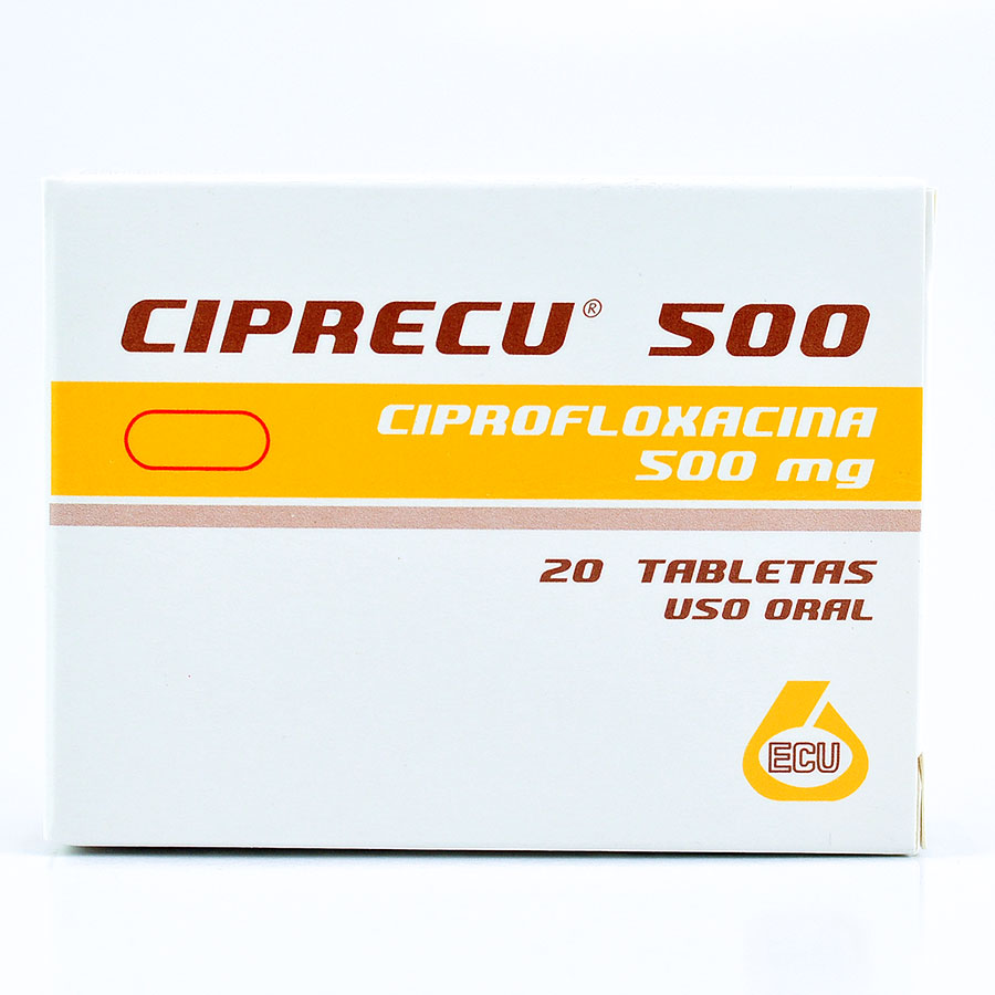 Imagen para  CIPRECU 500 mg ECU x 20 Tableta                                                                                                 de Pharmacys