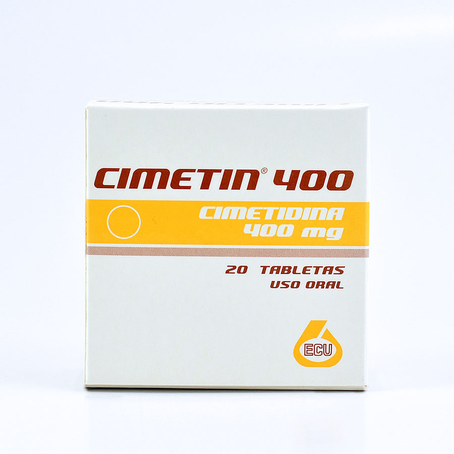 Imagen de  CIMETIN 400 mg ECU x 20 Tableta
