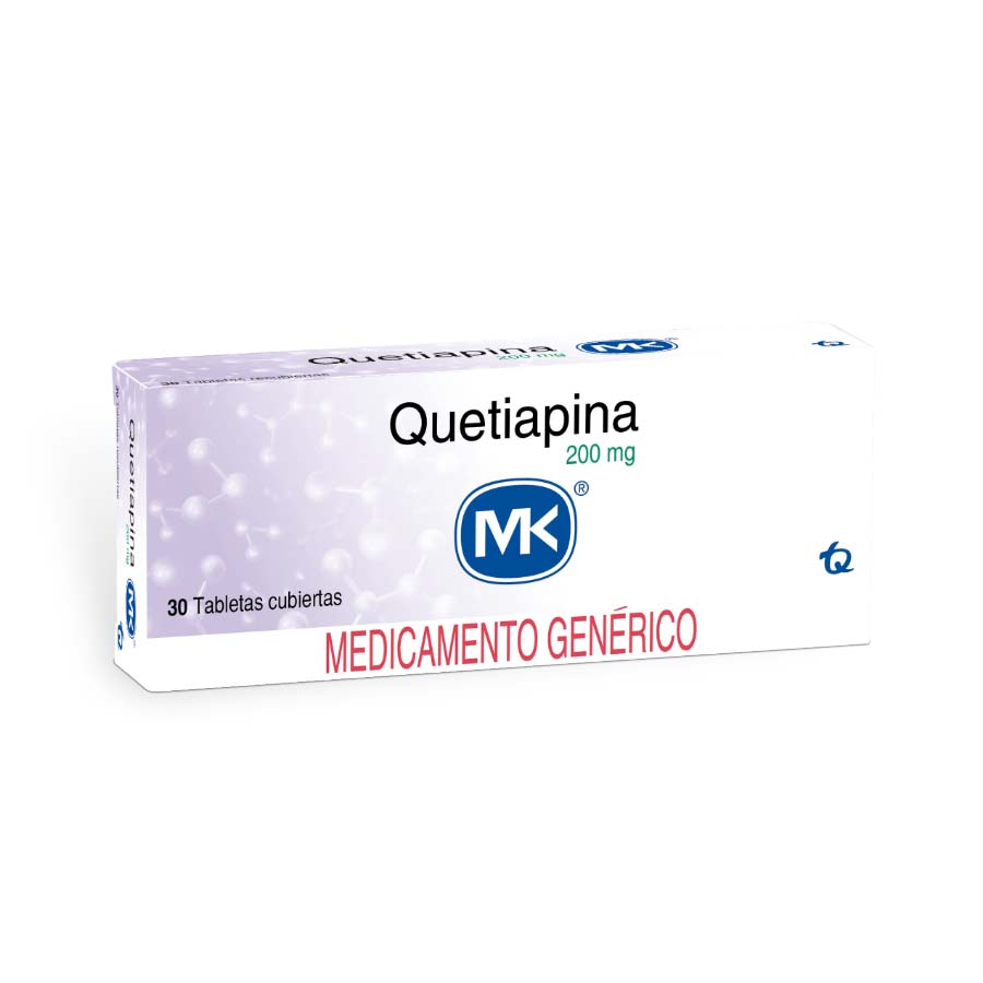 Imagen de  QUETIAPINA 200 mg TECNOQUIMICAS x 30 Tableta