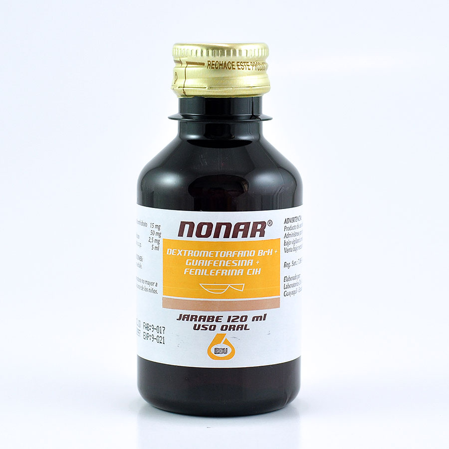 Imagen de  NONAR 15 mg x 50 mg x 2.5 mg ECU Jarabe