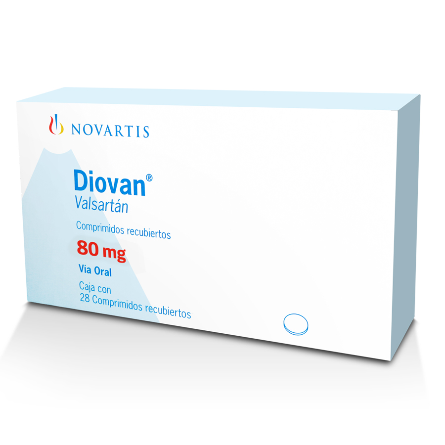 Imagen de  DIOVAN 80 mg INTERPHARM x 28 Comprimido Recubierto