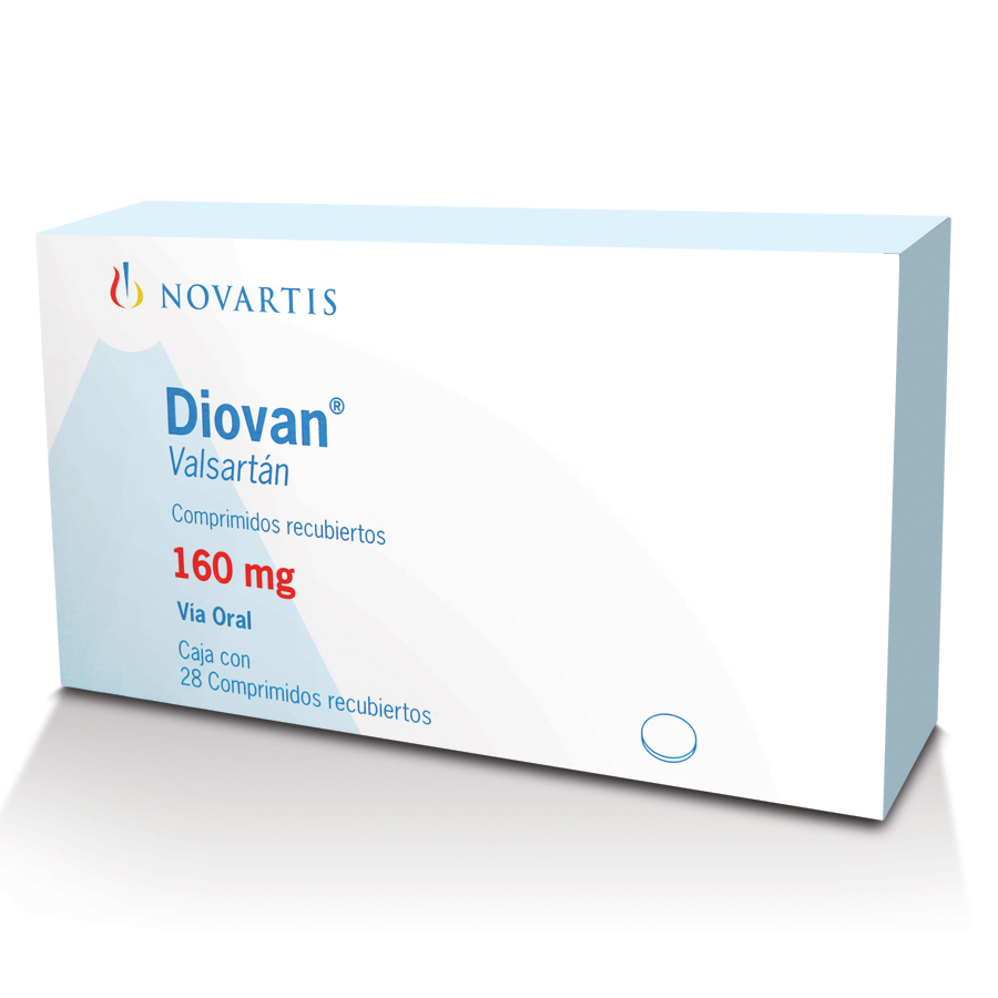 Imagen de  DIOVAN 160 mg INTERPHARM x 28 Comprimido Recubierto