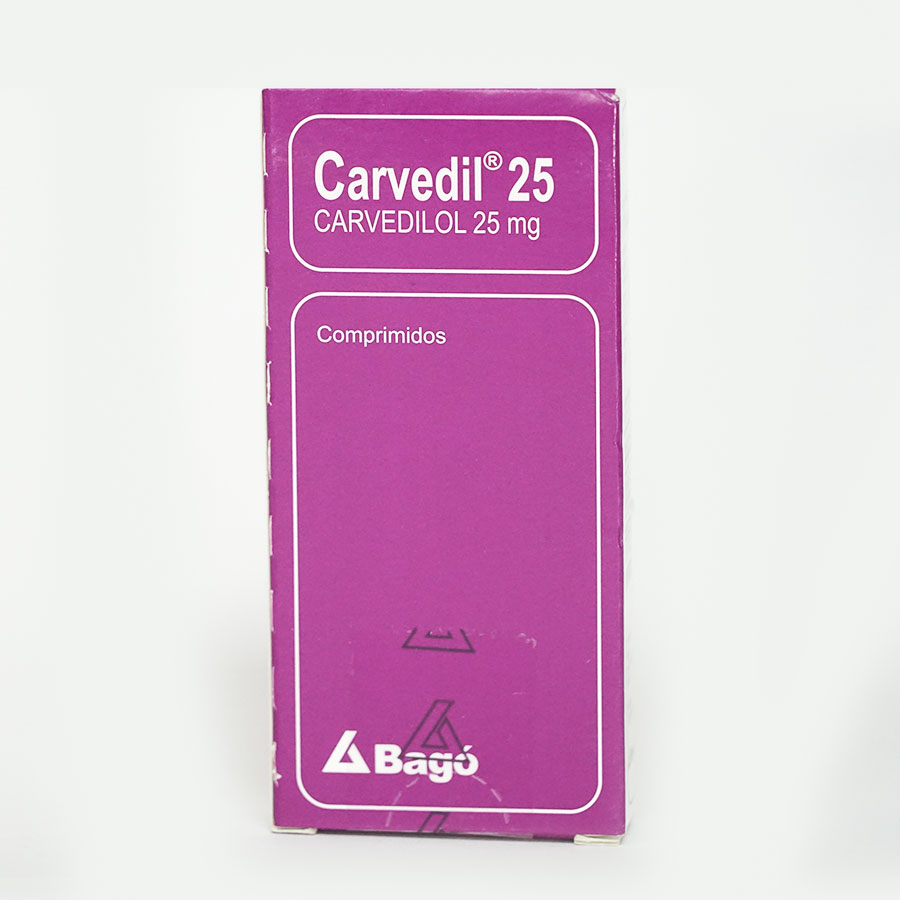 Imagen de  CARVEDIL 25 mg x 30 Comprimidos