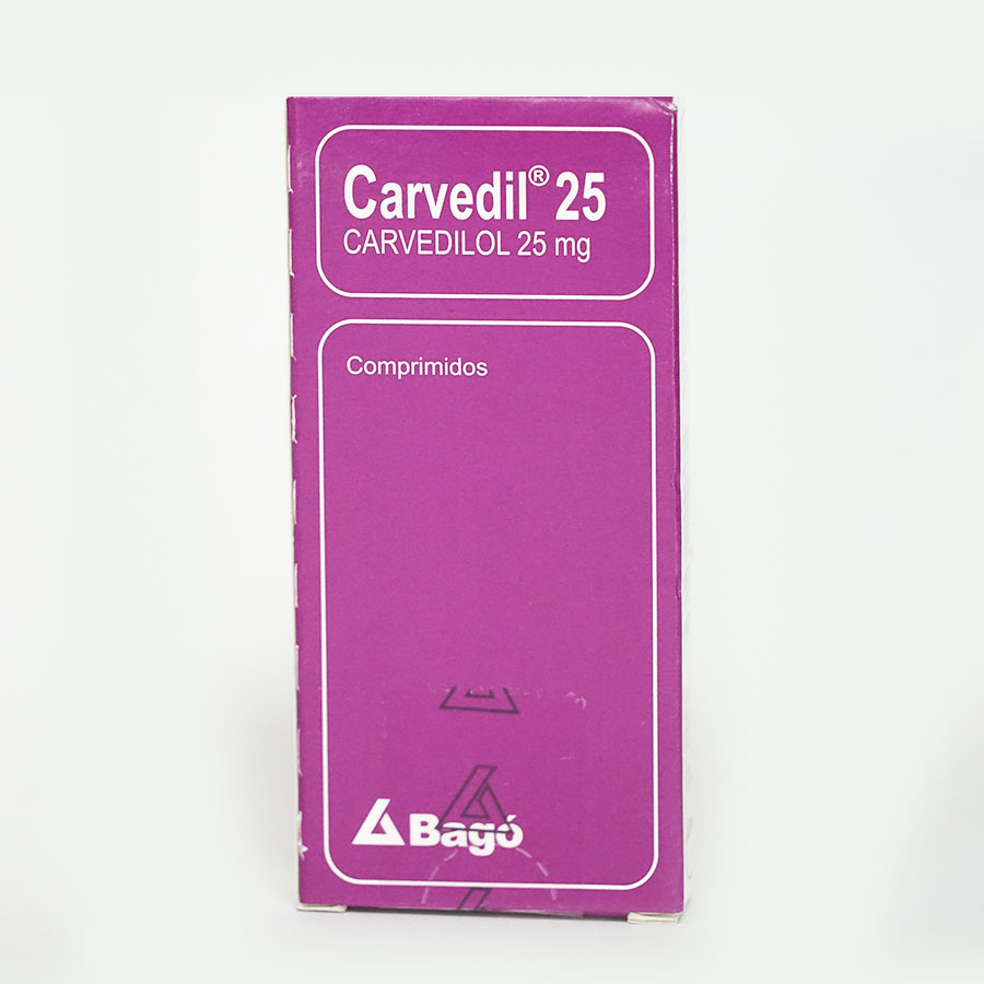 Imagen para Carvedil 25mg quifatex dist bago comprimidos                                                                                     de Pharmacys