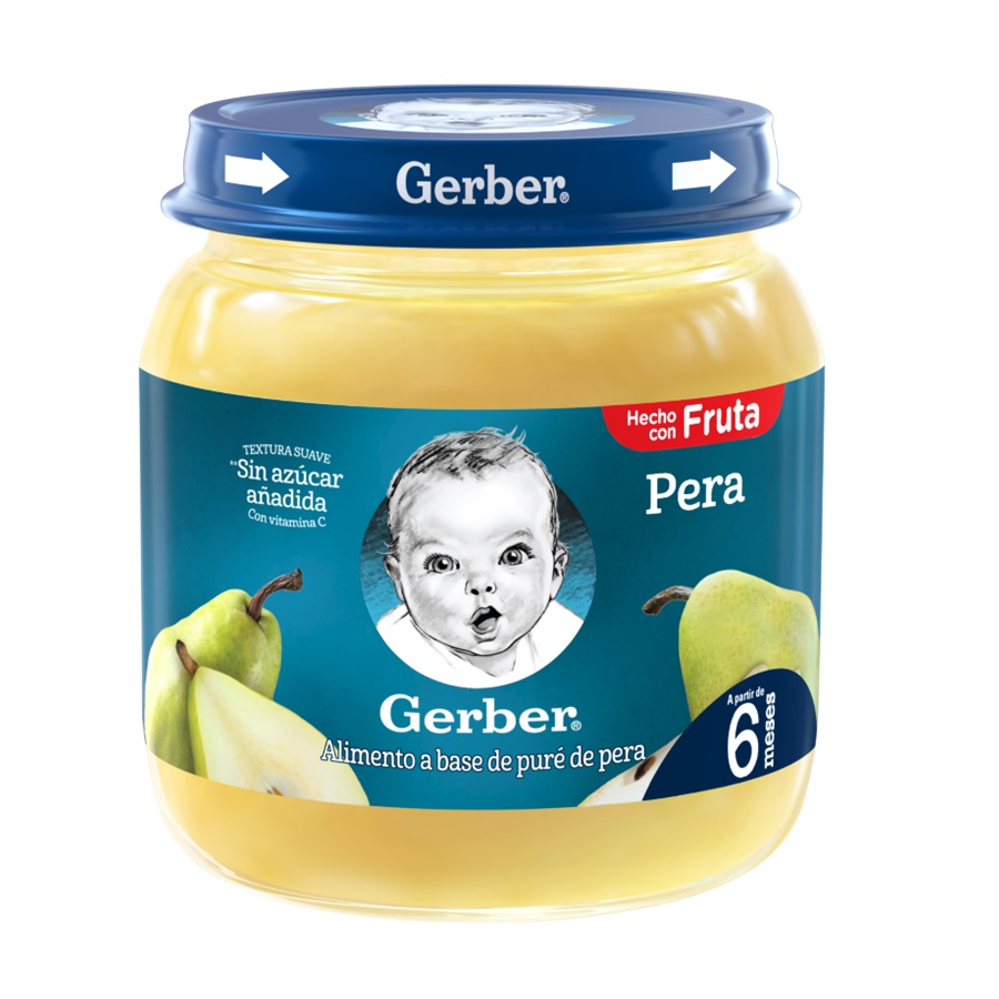 Imagen de  Compota Infantil GERBER Pera 12832 113 g