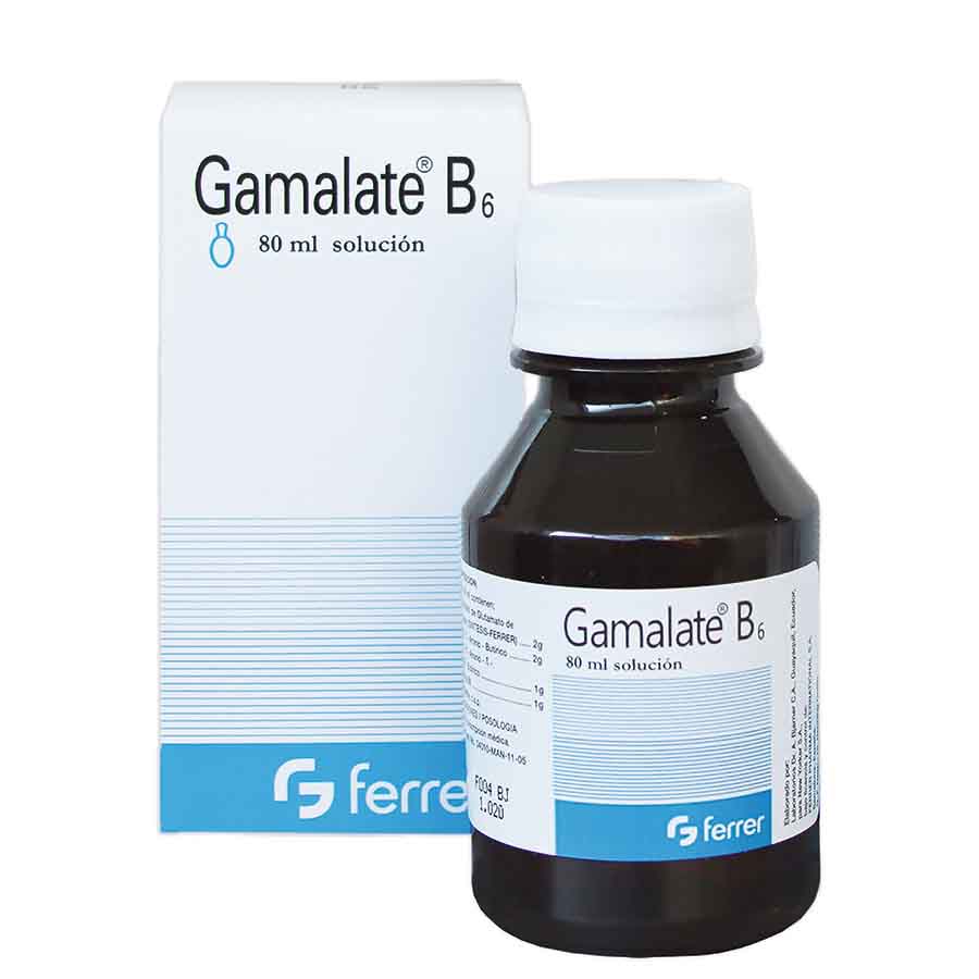 Imagen de Gamalate 100/50mg ferrer solución oral frambuesa