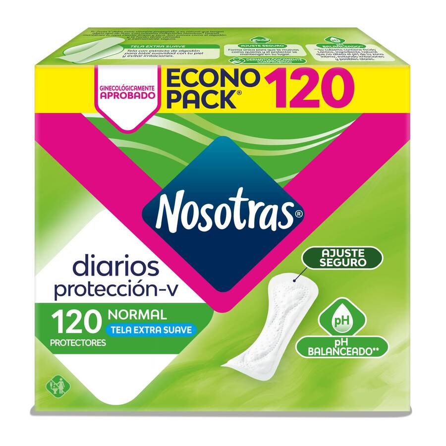 Imagen de Protectores diarios nosotras normal x 120 unds