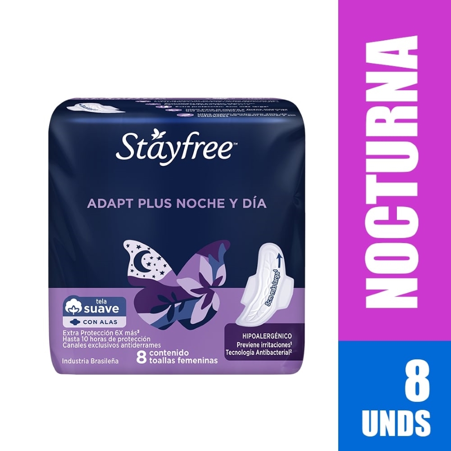 Imagen de Toalla sanitaria stayfree 8 u