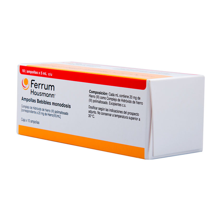 Imagen de Ferrum 100mg leterago - grupo farma solución bebible caramelo