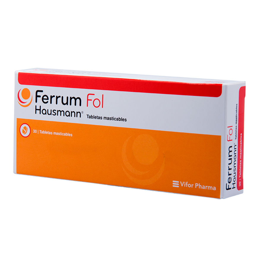 Imagen para  FERRUM x 30 Folic Tableta Masticable                                                                                            de Pharmacys