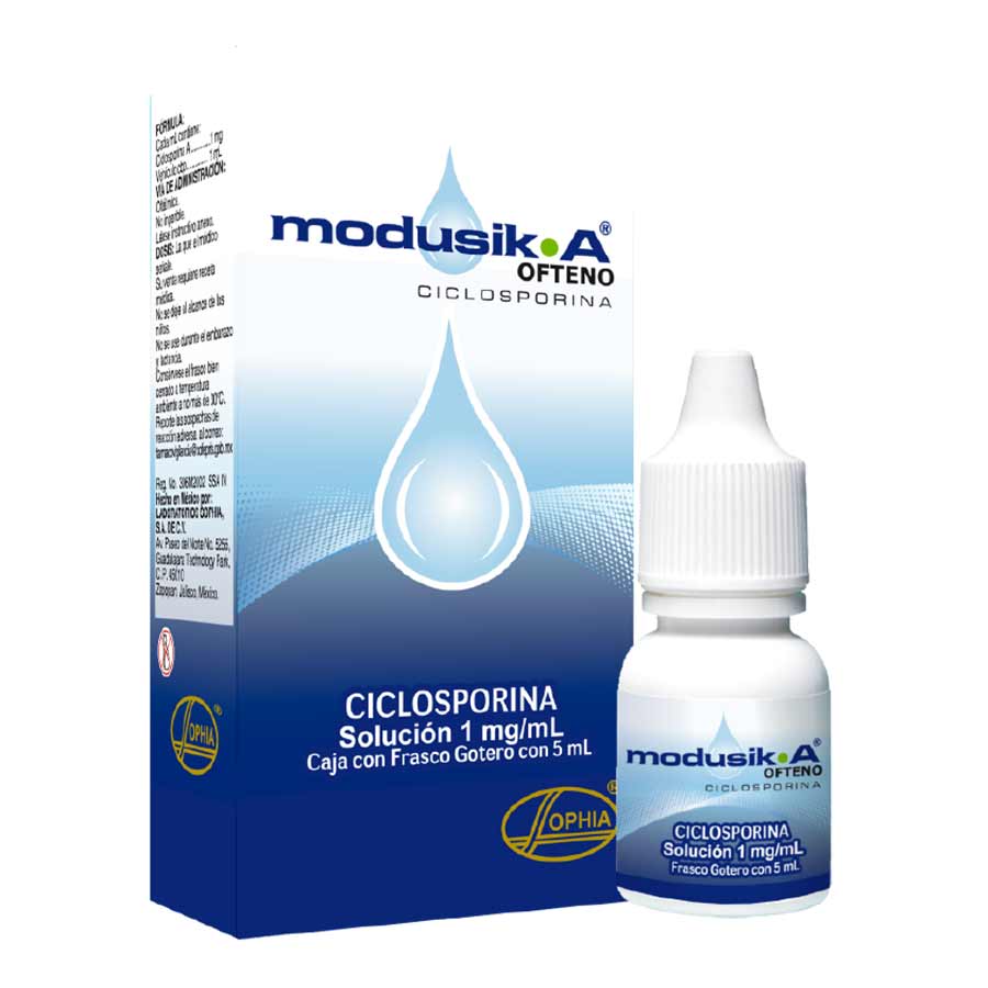 Imagen de  MODUSIK 1 mg SOPHIA Solución Oftálmica