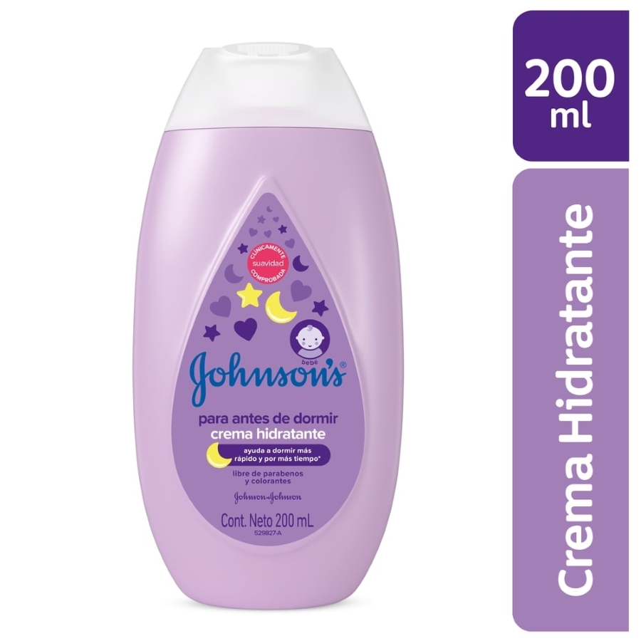 Imagen de  Crema JOHNSON&JOHNSON Baby Antes de Dormir 13259 200 ml