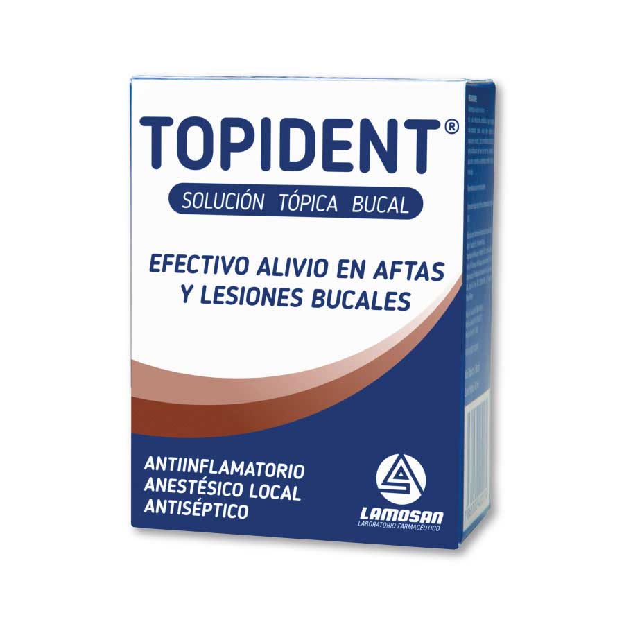 Imagen de Analgésico bucal topident solución tópica 10 ml