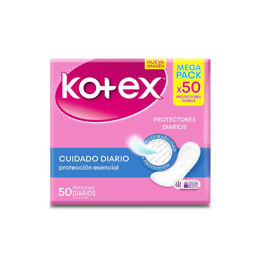 Imagen de Protectores diarios kotex days duo ph 50 unidades