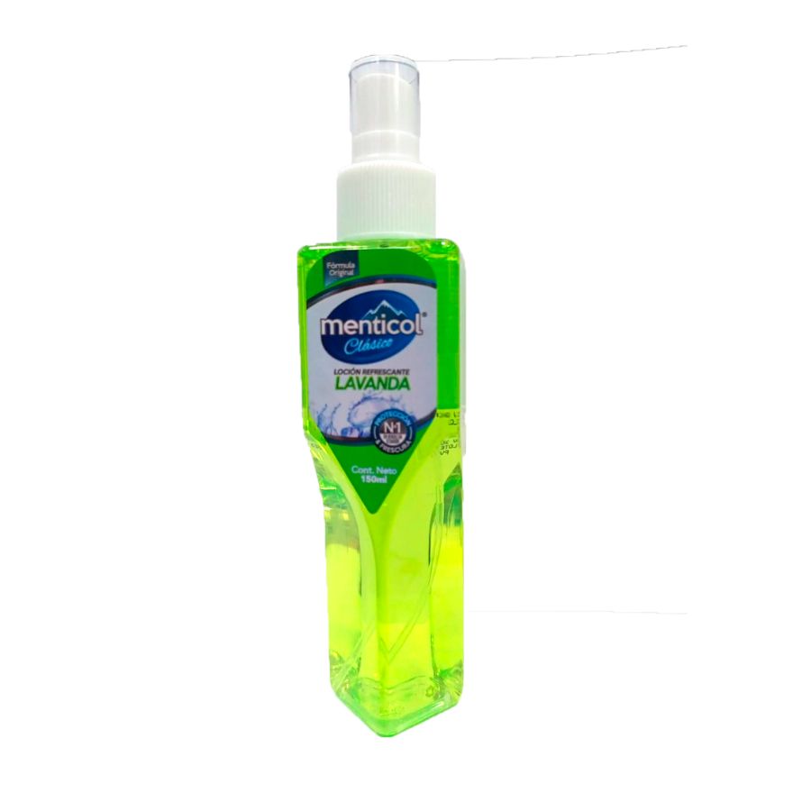 Imagen de Loción refrescante de cuerpo menticol verde spray 150 ml