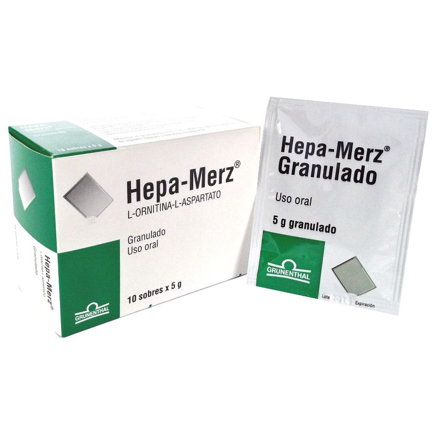 Imagen de  HEPA-MERZ 3000 mg GRUNENTHAL x 10 en Polvo