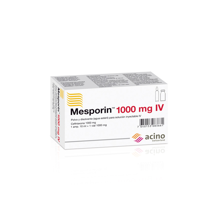 Imagen de  MESPORIN 1 g ACINO Intravenosa Ampolla Inyectable