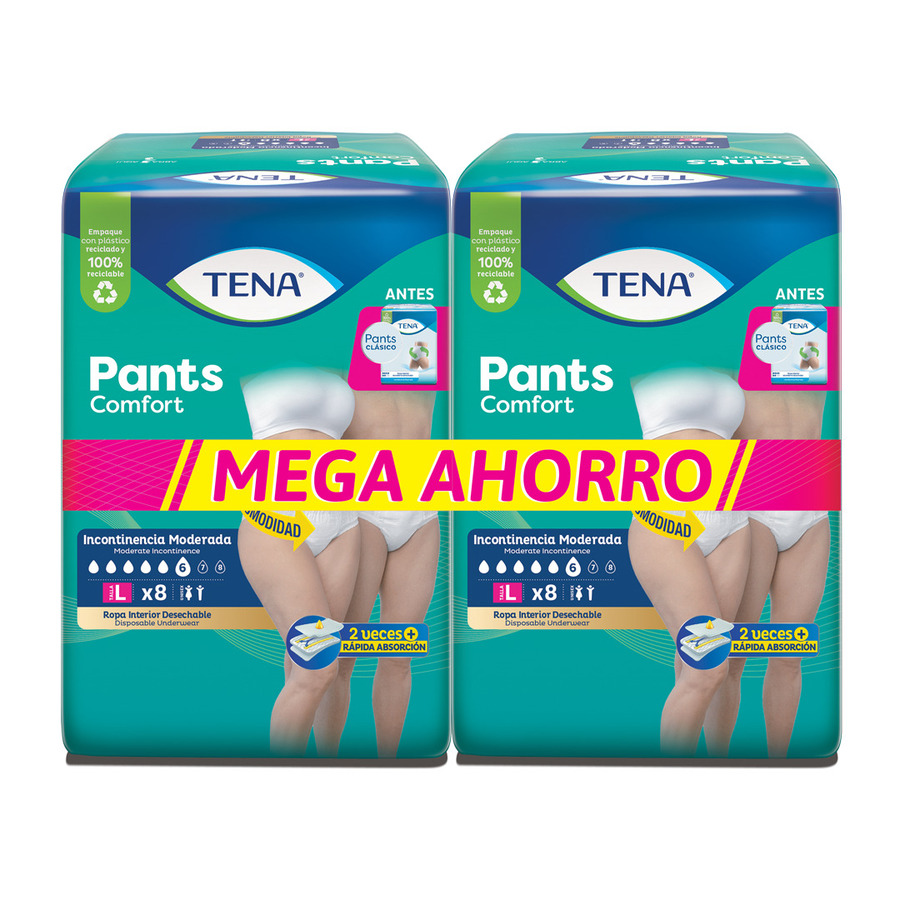 Imagen de  TENA ROPA INT TENA PANTS CLAS Lx8x2 P-ES 13664