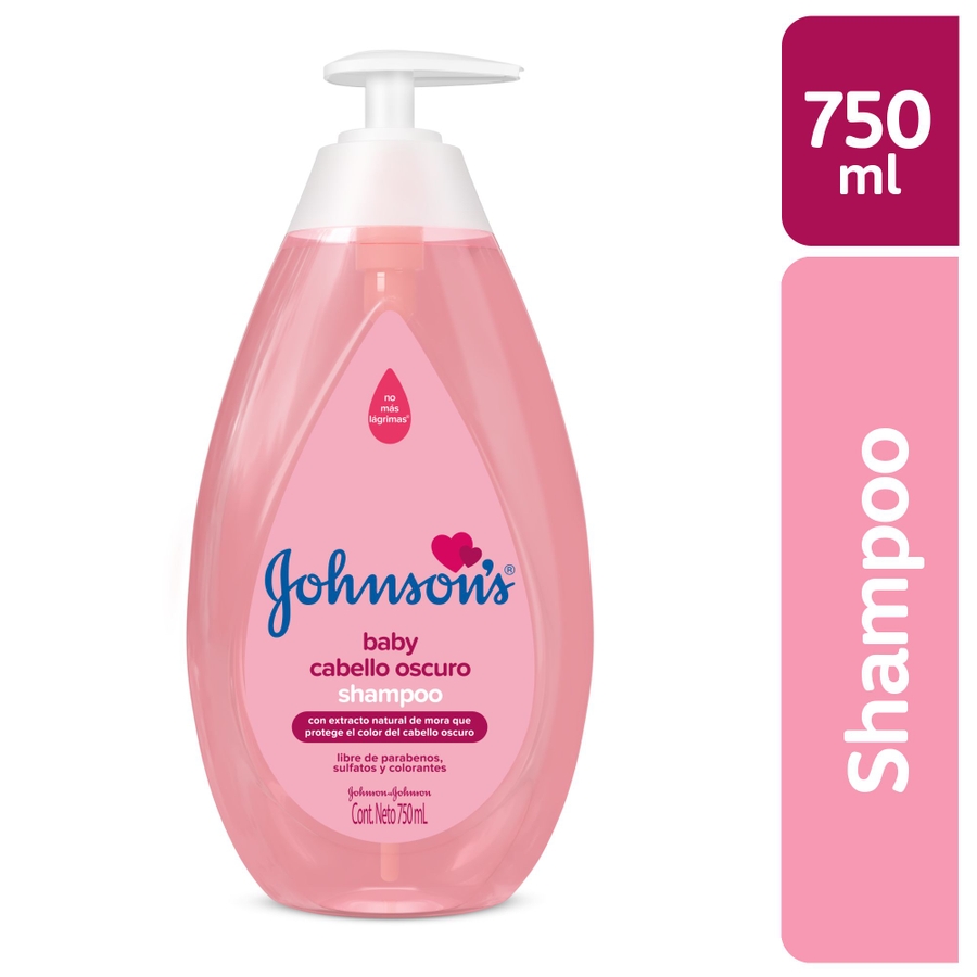 Imagen de Shampoo johnson&johnson cabello oscuro 750 ml