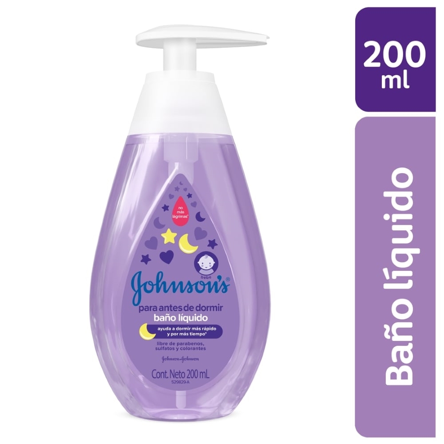 Imagen de  Jabón Líquido JOHNSON&JOHNSON Antes de Dormir 14182 200 ml