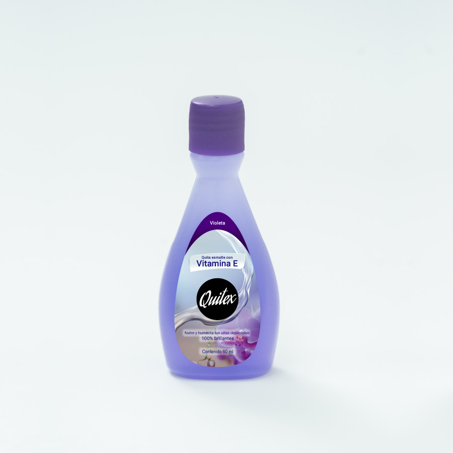 Imagen de Quitaesmalte quitex violeta 60 ml