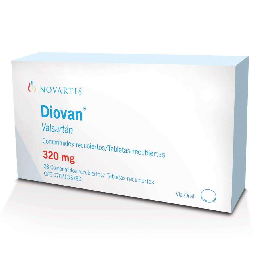 Imagen para  DIOVAN 320 mg INTERPHARM x 28   Comprimido Recubierto                                                                          de Pharmacys