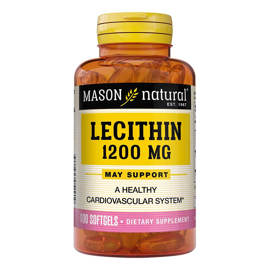 Imagen de Lecithina 1200mg montalvan campoverde - mason natural cápsulas soya